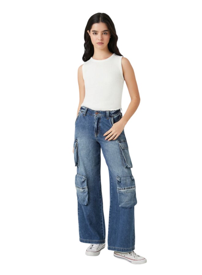 FOREVER 21 Ribbed Knit Tank Top - Image 1