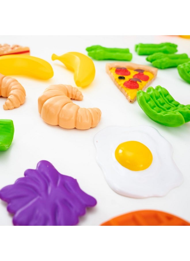KidKraft - 115Piece Deluxe Tasty Treats Pretend Play Food Set Plastic Grocery And Pantry Items Gift For Ages 3+ - Image 1