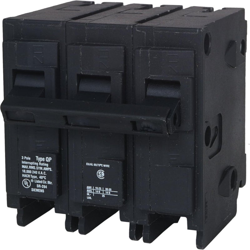 SIEMENS SIEMENS Q390 90Amp Three Pole Type QP Circuit Breaker  - Image 1