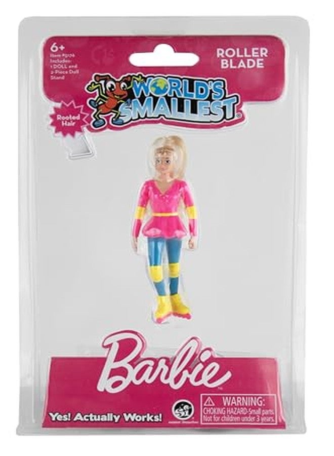 World's Smallest Barbie Doll - 4 Inch Miniature Classic Barbie with Stand - Collectible Retro Doll Toy for Girls, Barbie Fans & Miniature Collectors - Image 4