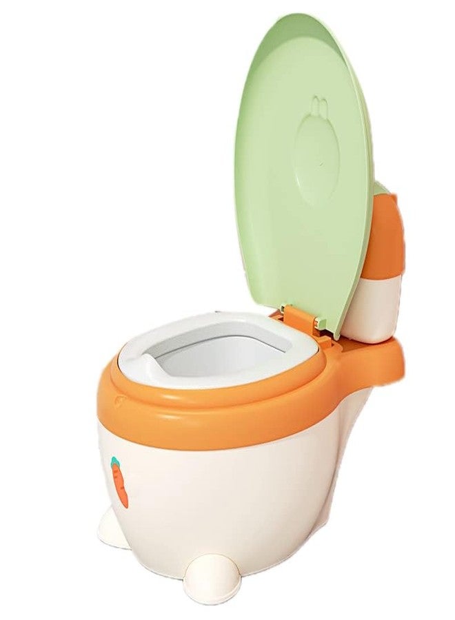 Ndola Real Feel Potty,Toddler Potty,Baby Potty Training Toilet,Baby Potty Training Toilet Simulated Portable with Thickened PU Cushion Real Feel Potty for Toddlers(White), Portable Potty for Toddler - Image 1