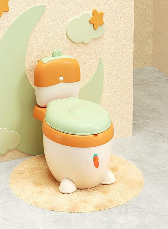 Ndola Real Feel Potty,Toddler Potty,Baby Potty Training Toilet,Baby Potty Training Toilet Simulated Portable with Thickened PU Cushion Real Feel Potty for Toddlers(White), Portable Potty for Toddler - Image 5