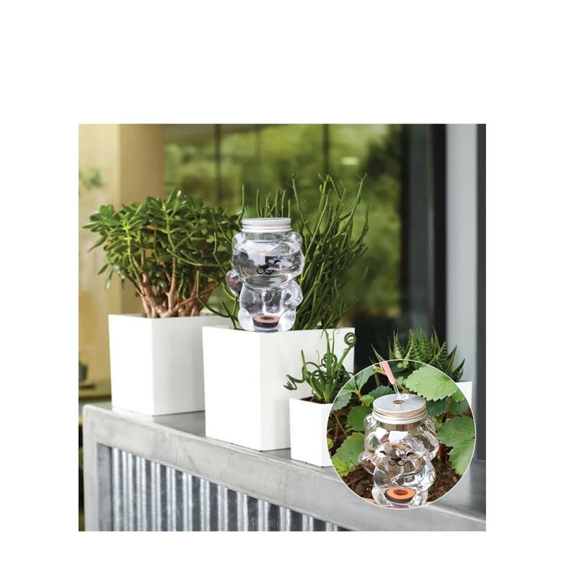 SOLARAE Terracotta Plant Watering Globes Self Watering Spikes Insert Device Stakes Irrigation Dripper Garden Automatic Plant Waterer for Indoor Outdoor Plant Accessories 3 Packs - Image 5