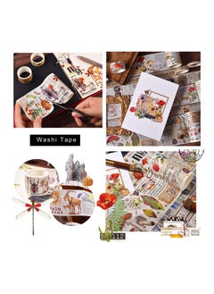Y&D 18 Rolls Universe Washi Tape Decorative Masking Tapes Set for Scrapbooking Gift Wrapping Decoration Arts Crafts Journaling Bullet Junk Journal DIY  - Image 2