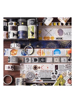 Y&D 18 Rolls Universe Washi Tape Decorative Masking Tapes Set for Scrapbooking Gift Wrapping Decoration Arts Crafts Journaling Bullet Junk Journal DIY  - Image 4