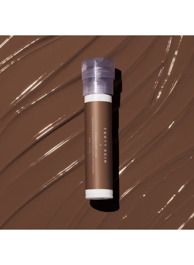 Fenty Skin Hydra Vizor Huez Tinted Moisturiser Broad Spectrum Mineral SPF 30 Sunscreen - Shade 8 - Image 2