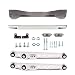 POSENG Rear Lower Control Arm Subframe Brace Tie Bar kit Compatible with Honda Civic EK 1996 1997 1998 1999 2000 - Image 2