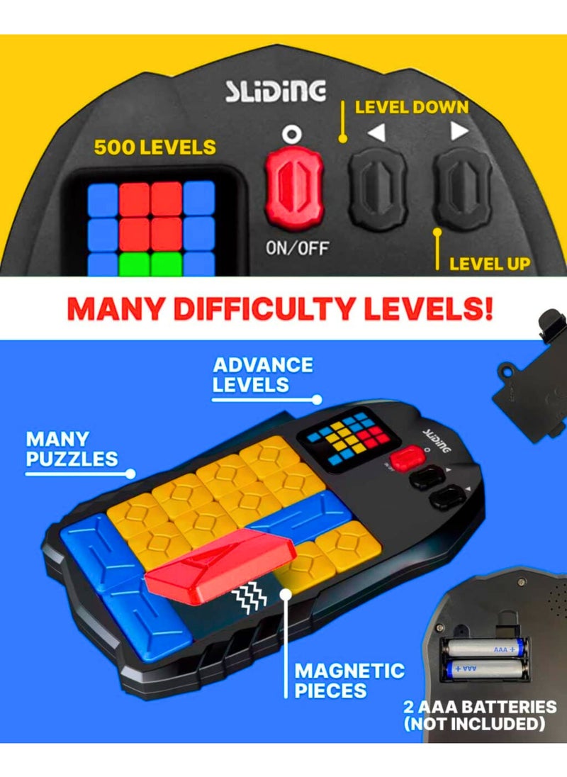 MAGIC VAULT - Super Slide Games, Puzzle Games  with 500PLUS Levels, Electronic Brain Games STEM Learning Games, Brain Teaser Puzzle Fun for All Ages - Image 1