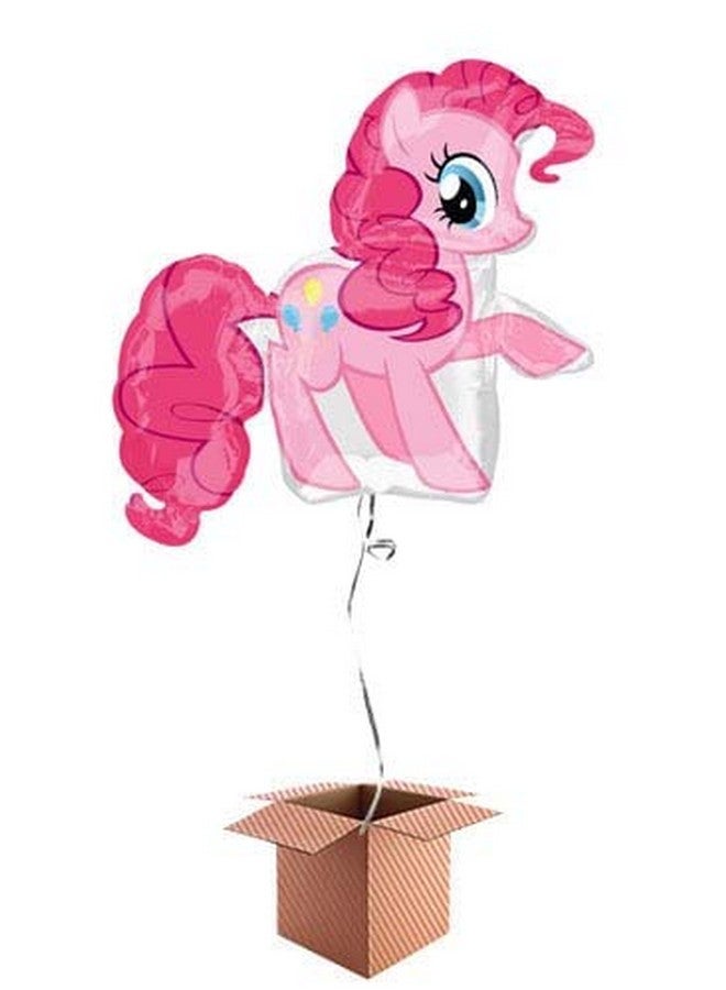 Amscan Anagram My Little Pony Pinkie Pie Supershape Foil Balloon, 1 Count, Pink, My Little Pony, 30x33 Inches, Birthday, Children, Unisex - Image 3