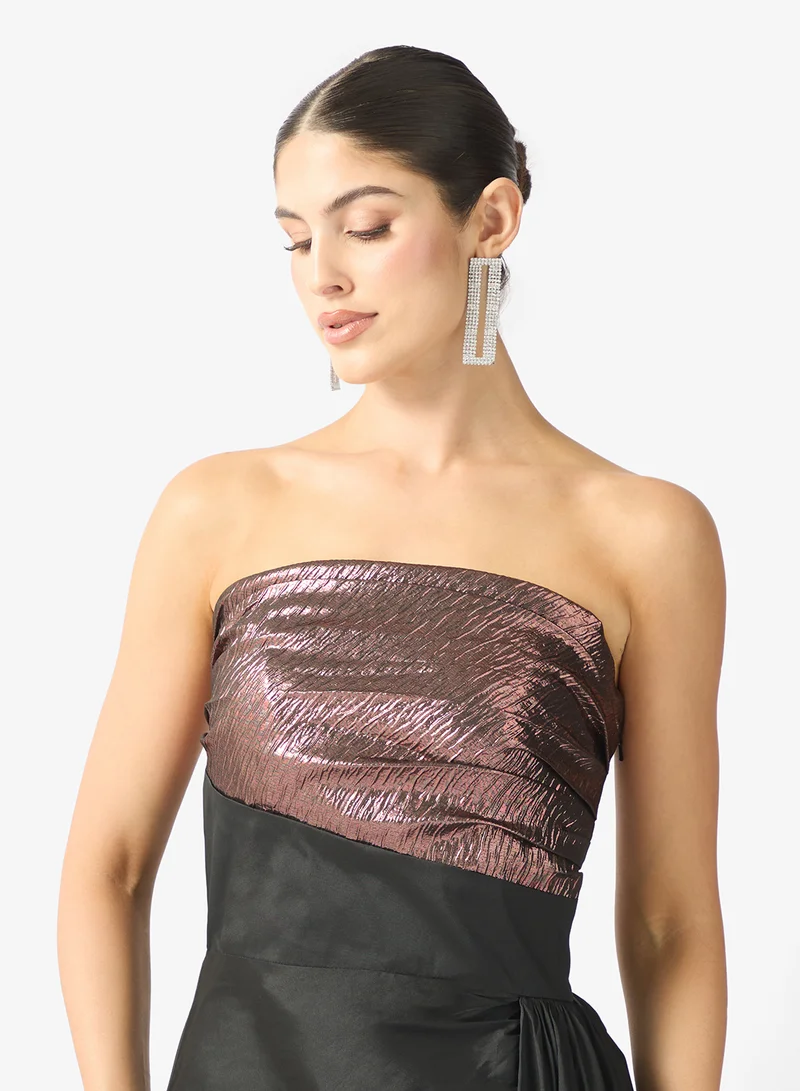 Namshi x  strapless formal dress for Women | Best Price UAE