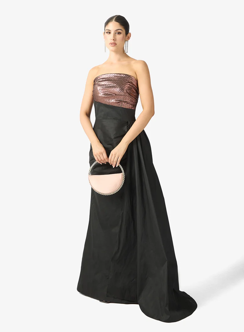 Namshi x  strapless formal dress for Women | Best Price UAE