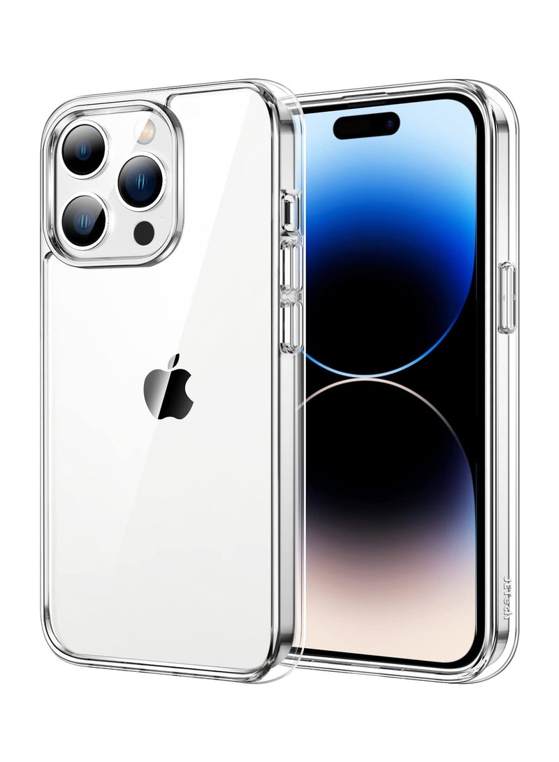 جي تيك حافظة JETech لهاتف iPhone 14 Pro مقاس 6.1 بوصة، غطاء ممتص للصدمات مضاد للخدش وظهر شفاف - Image 1