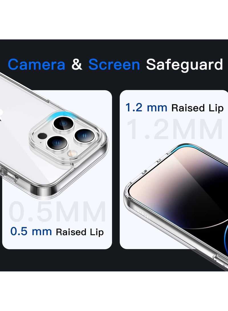 جي تيك حافظة JETech لهاتف iPhone 14 Pro مقاس 6.1 بوصة، غطاء ممتص للصدمات مضاد للخدش وظهر شفاف - Image 5