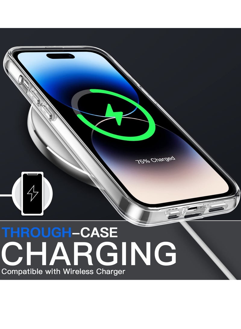 جي تيك حافظة JETech لهاتف iPhone 14 Pro مقاس 6.1 بوصة، غطاء ممتص للصدمات مضاد للخدش وظهر شفاف - Image 4