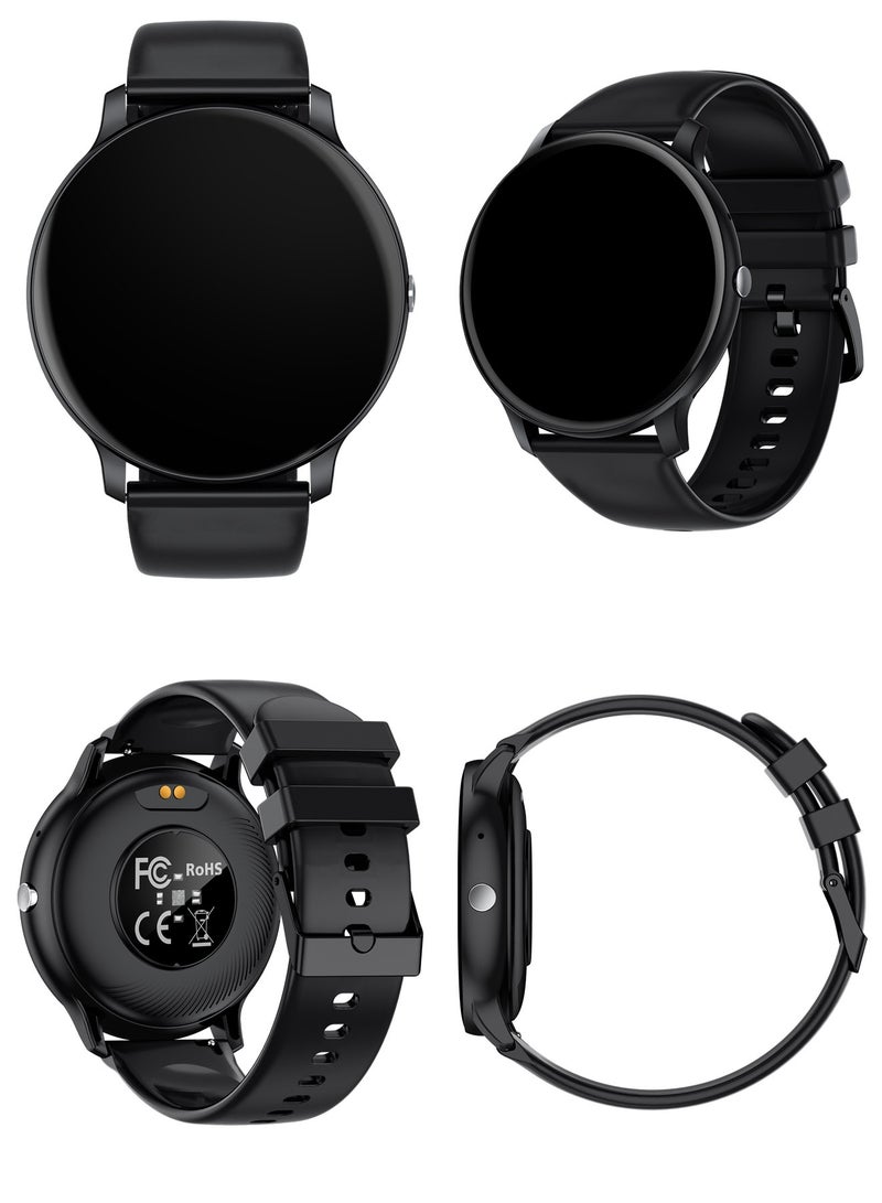 LIGE Top Fashion Casual JU37 Smartwatches For Men 1.39" HD IPS Round Screen, Multiple Sports Modes And Heart Rate, 30Day Standby Ultra Battery Life, IP68 Waterproof Sports Men's Smart Watches Black - Image 2