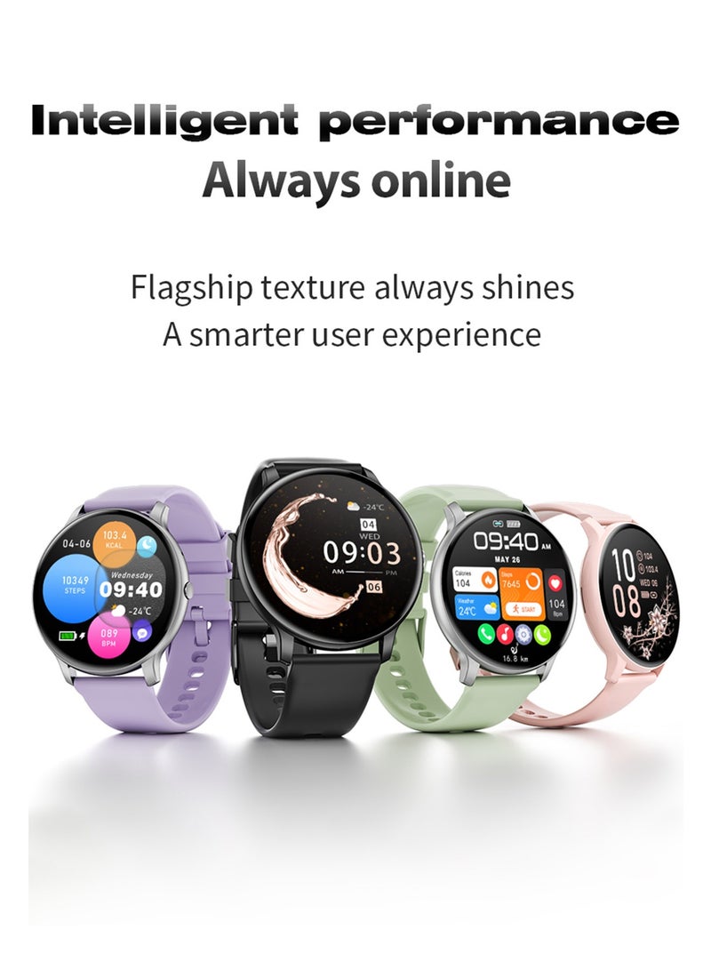 LIGE Top Fashion Casual JU37 Smartwatches For Men 1.39" HD IPS Round Screen, Multiple Sports Modes And Heart Rate, 30Day Standby Ultra Battery Life, IP68 Waterproof Sports Men's Smart Watches Black - Image 3