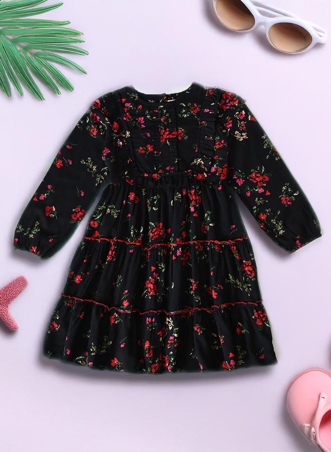 بيلا مودا فستان طبقات بنقشة الزهور - Image 1