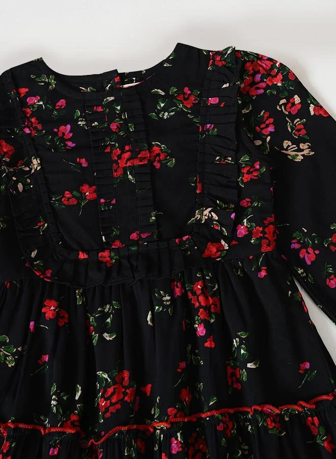 BELLA MODA Floral Tiered Dress
