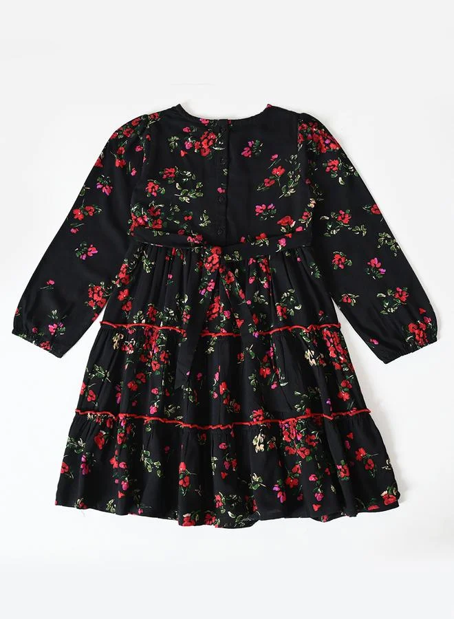 BELLA MODA Floral Tiered Dress