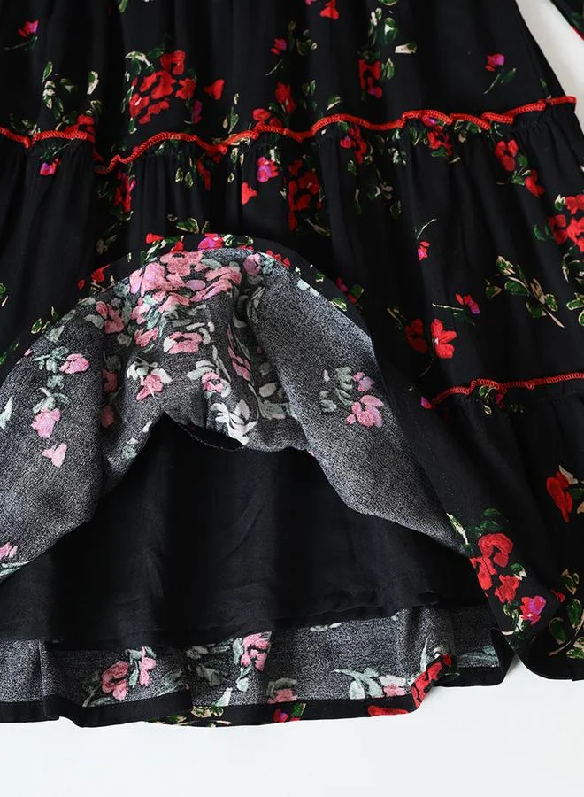 BELLA MODA Floral Tiered Dress