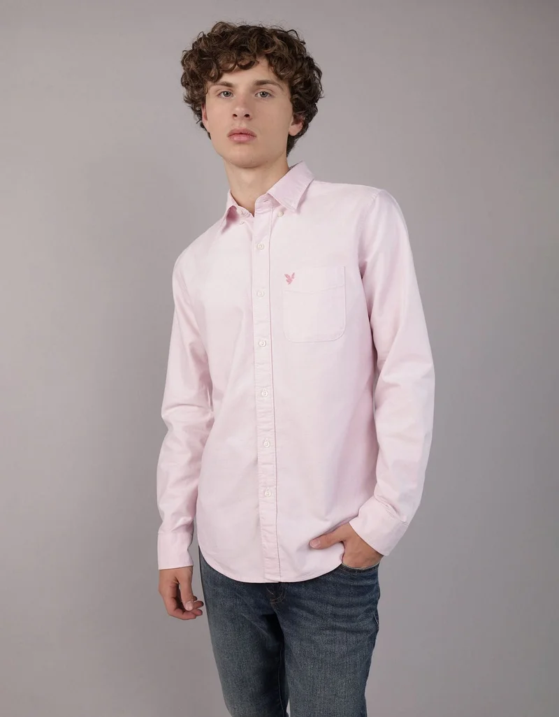 AE Slim Fit Everyday Oxford Button-Up Shirt