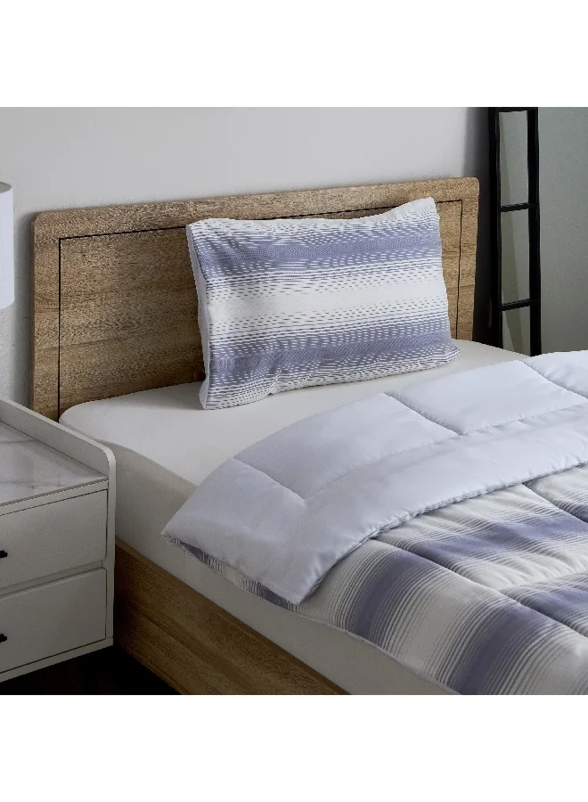Home Box Verve 2-Piece Yarn Dyed Microfiber Single Comforter Set 220 x 135 cm