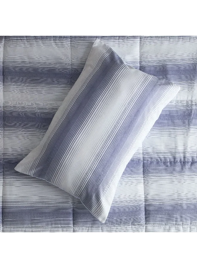 Home Box Verve 2-Piece Yarn Dyed Microfiber Single Comforter Set 220 x 135 cm