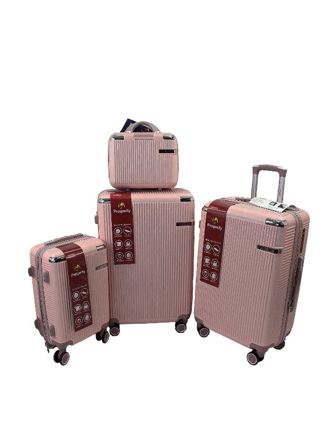 الازدهار أمتعة Prosperity المتميزة القابلة للتوسيع مع 8 عجلات صامتة، خفيفة الوزن من مادة ABS+PC، مقاسات متعددة للسفر الفاخر - Image 3