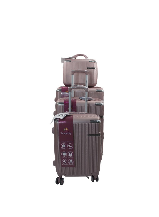 الازدهار أمتعة Prosperity المتميزة القابلة للتوسيع مع 8 عجلات صامتة، خفيفة الوزن من مادة ABS+PC، مقاسات متعددة للسفر الفاخر - Image 1
