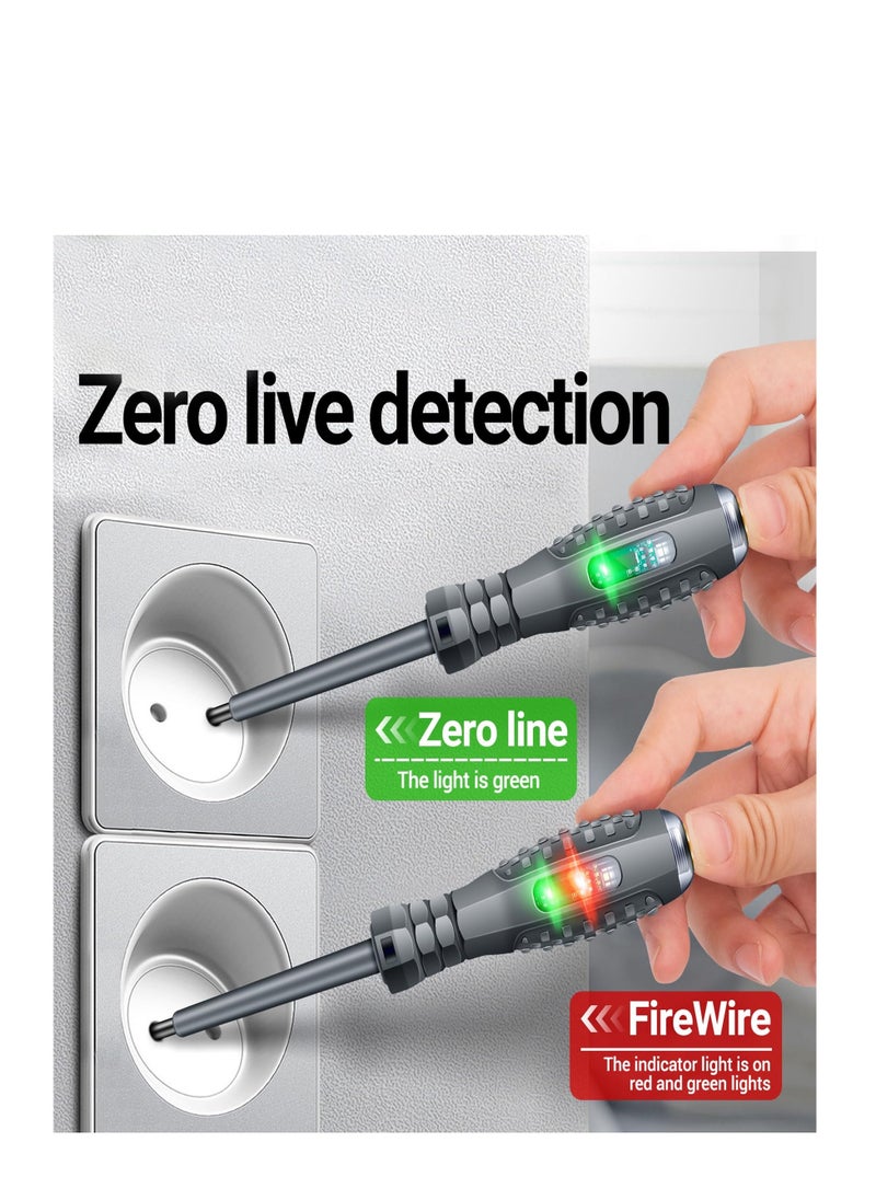 Non-Contact Voltage Tester Pen, Pocket-Sized Electrical Screwdriver Tool for Live/Zero Wire Detection, AC 70V-250V Voltage Detector, Ideal Breakpoint Finder.  - Image 3