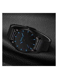 Geneva Geneva Ultra thin Stainless Steel Quartz Wrist Watch  - Image 4