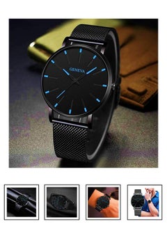 Geneva Geneva Ultra thin Stainless Steel Quartz Wrist Watch  - Image 2