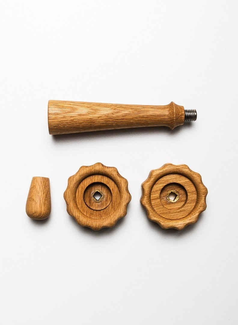 UAE ESPRESSO SERVICES Rocket R58 / Appartamento front side wooden set – White Oak  - Image 1