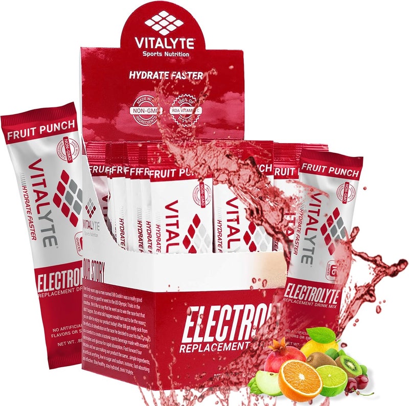 Vitalyte Electrolytes Packets Isotonic Sports Drink  Electrolytes Powder Packets Sports Nutrition Electrolyte Replacement Drinks Dehydration Relief Packets - Image 1