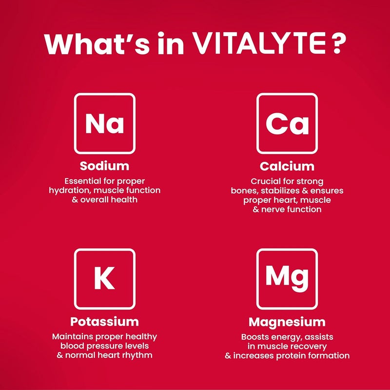 Vitalyte Electrolytes Packets Isotonic Sports Drink  Electrolytes Powder Packets Sports Nutrition Electrolyte Replacement Drinks Dehydration Relief Packets - Image 2