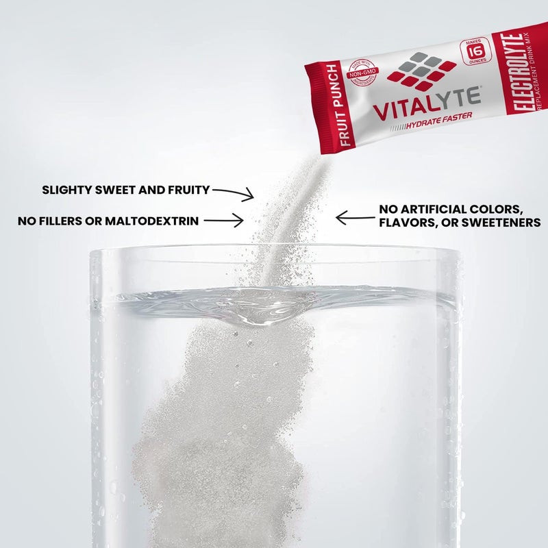 Vitalyte Electrolytes Packets Isotonic Sports Drink  Electrolytes Powder Packets Sports Nutrition Electrolyte Replacement Drinks Dehydration Relief Packets - Image 3