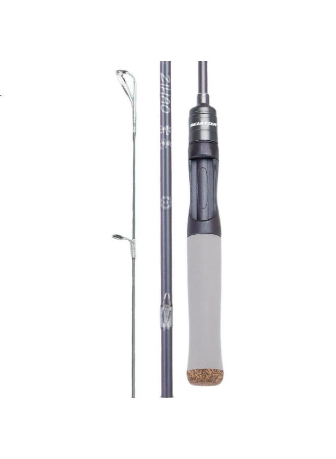 Bear fire Xionghu Ul Adjustable Micro Rod, 1.8m Straight Handle, Carbon Fiber Lightweight Rod, Solid Rod Tip, Stream Fishing Rod, Maokou White Strip Rod - Image 3