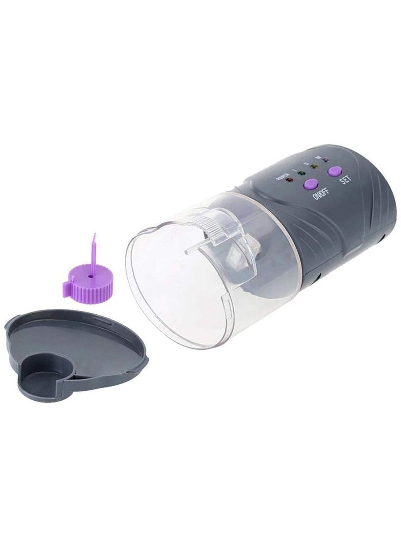 أكواريوم تغذية الأسماك التلقائي تغذية الأسماك موزع الأغذية الشفافة الدائمة مع 3 طرق التثبيت توقيت تغذية خزان الأسماك (H9000) - Image 4