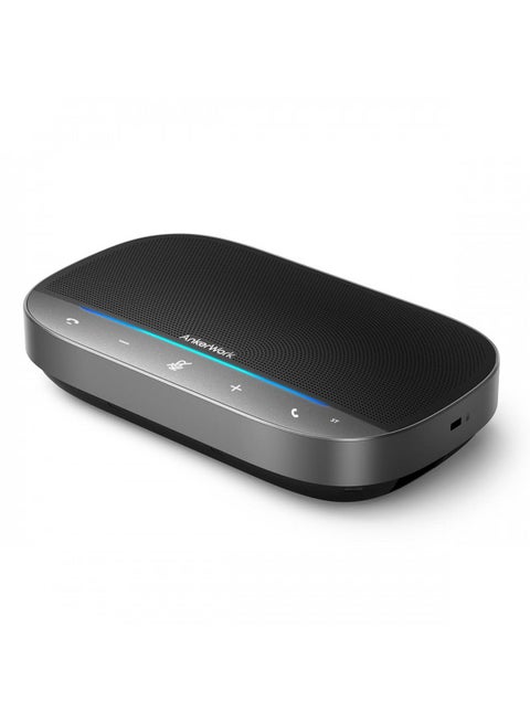 AnkerWork SR500 Conference Speaker and Microphone with Deep Learning, 8 Mics, 48 kHz, Connect 5 Speakerphones in Daisy Chain, AI Noise Cancellation, Premium Pickup in Conference Rooms Up to 45 People