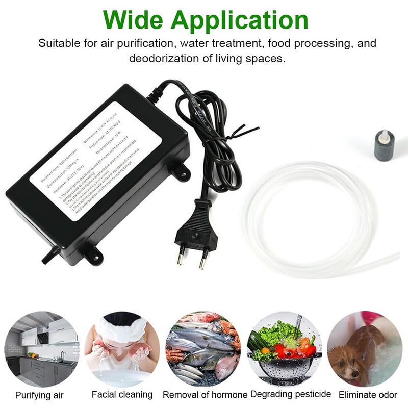 Serplex مولد الأوزون سيربلكس® 1000 ملغ/ساعة لتنقية الهواء، معالجة المياه وإزالة الروائح، تنظيف الخضروات 1000 ملغ/ساعة - Image 3