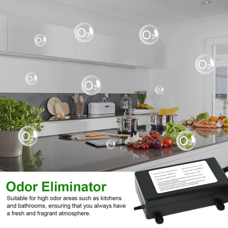 Serplex مولد الأوزون سيربلكس® 1000 ملغ/ساعة لتنقية الهواء، معالجة المياه وإزالة الروائح، تنظيف الخضروات 1000 ملغ/ساعة - Image 5