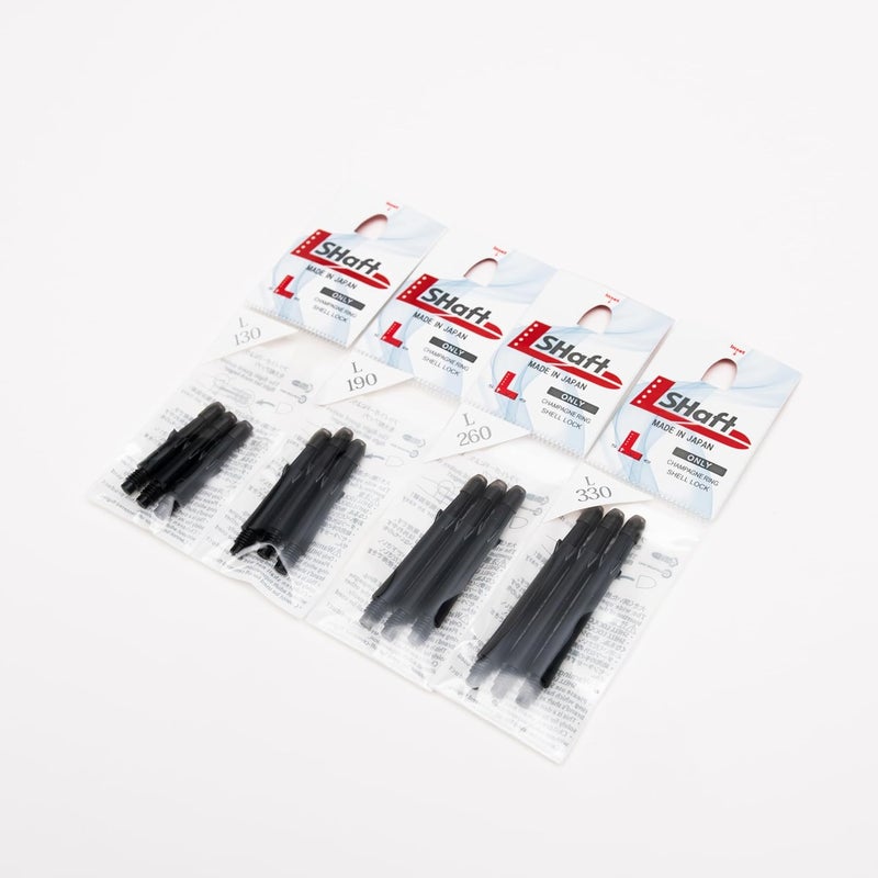 LSTYLE Dart Shafts – 1 Set (3 Shafts) – Nylon Plastic Universal Shafts | for Soft Tip & Steel Tip Darts - Image 2