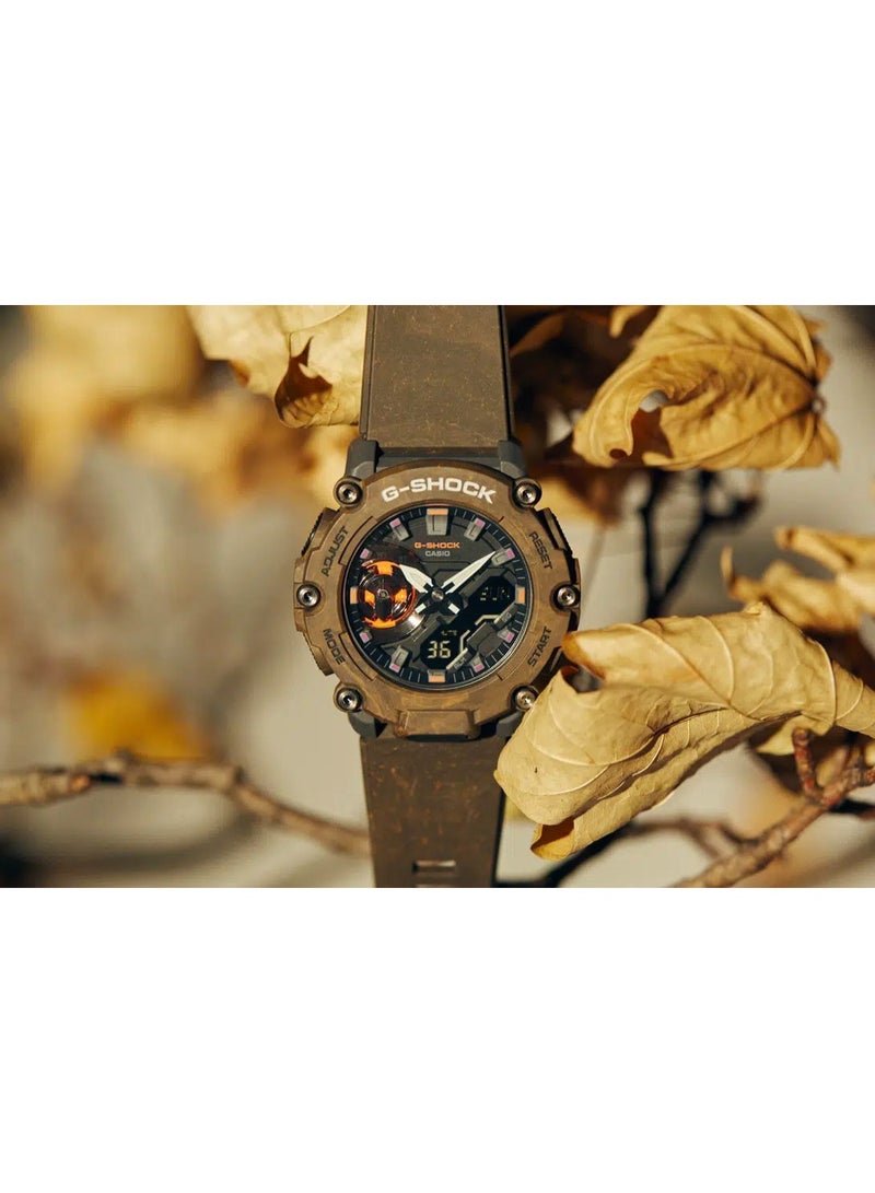 CASIO كاسيو GA-2200MFR-5A G-SHOCK تناظري رقمي بني - Image 2