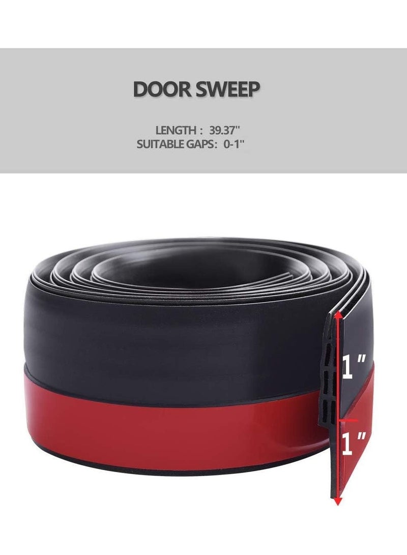 Under door draft stopper for exterior and interior doors, soundproof strip. - Image 4