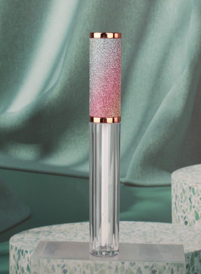 COSIDEA 15pcs Round Empty 5ml 0.17oz lip gloss tubes with wand and rainbow leather cap Lipgloss tube containers for lip oil packing - Image 4