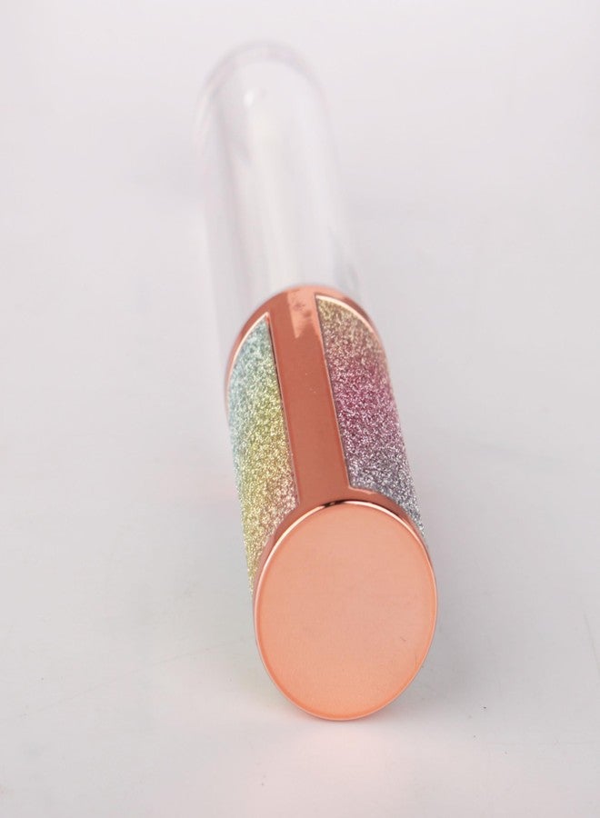 COSIDEA 15pcs Round Empty 5ml 0.17oz lip gloss tubes with wand and rainbow leather cap Lipgloss tube containers for lip oil packing - Image 3