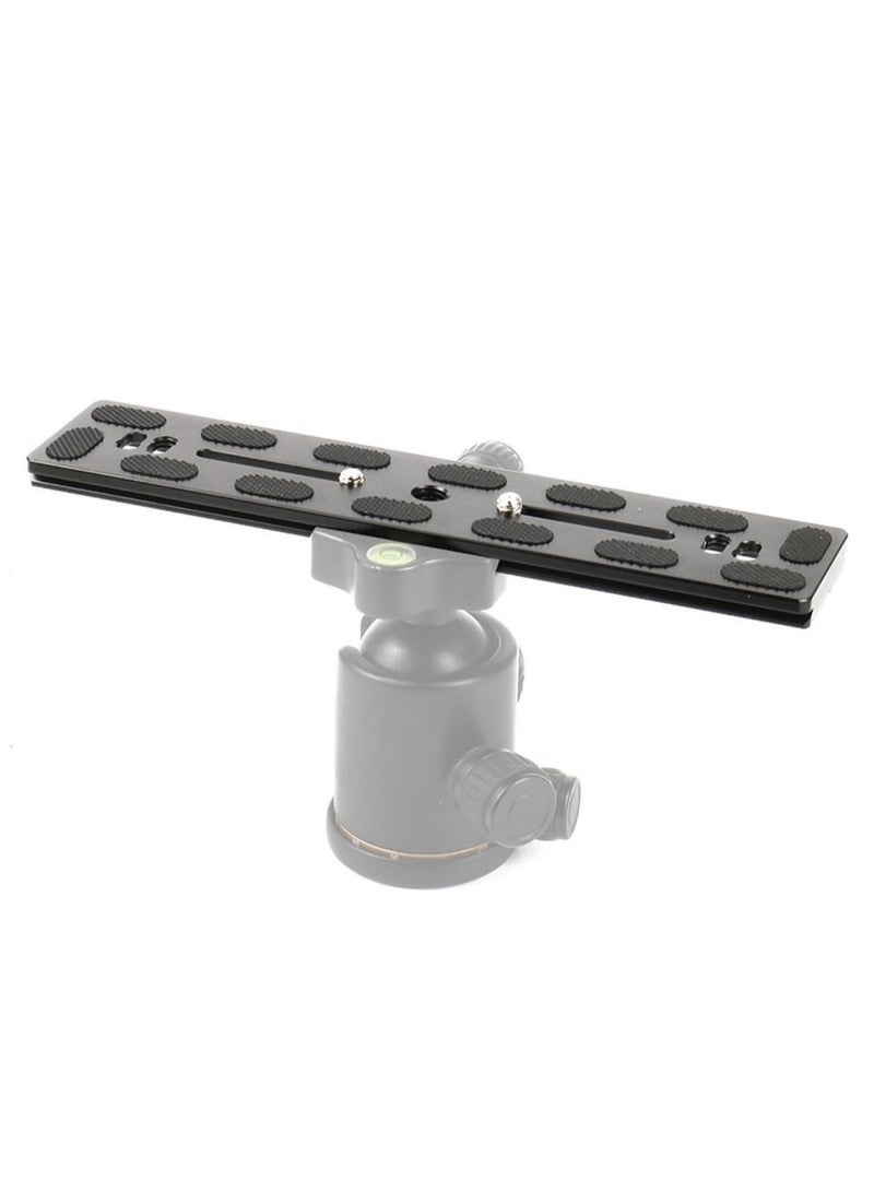 Captaintech Universal Extended Quick Release Plate Slide PU-200 200mm with D-shaped Screw for Digital Slr Camera Tripod Quick Release Plate Compatible with B3/J2/J3 Ball Head - Image 2