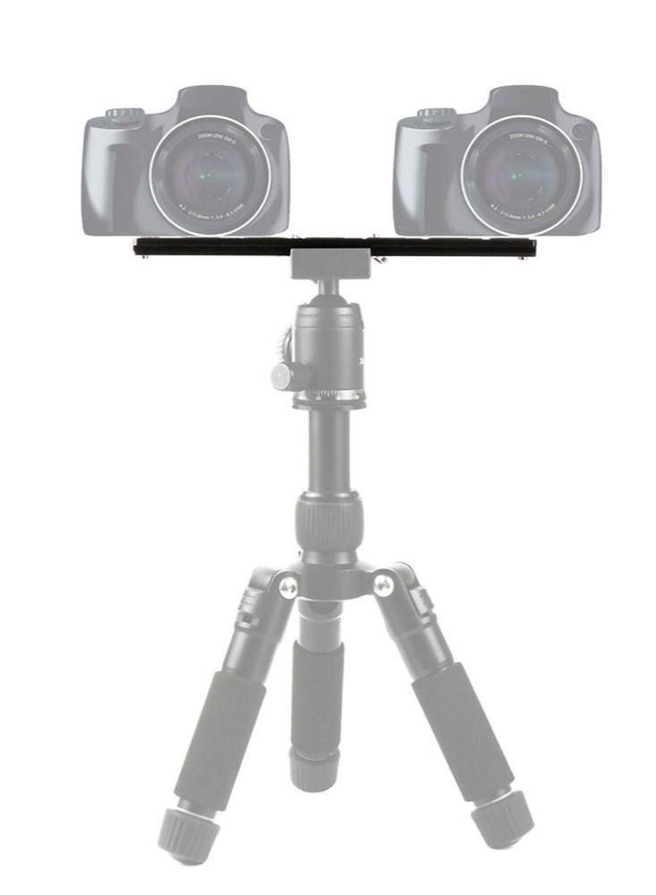 Captaintech Universal Extended Quick Release Plate Slide PU-200 200mm with D-shaped Screw for Digital Slr Camera Tripod Quick Release Plate Compatible with B3/J2/J3 Ball Head - Image 3