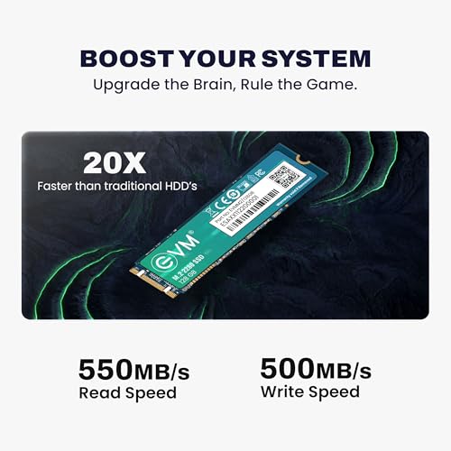 EVM 512GB M.2 SATA SSD 2280 | Internal SSD | Up to 540MB/s Read 450MB/s Write | High Speed Laptop Storage | 5 Year Warranty (EVMM2/512GB) - Image 3