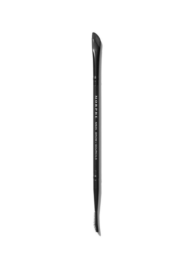 Morphe M625 Three-In-One Brow Sculpting Brush - Precision Angled Brush, Brow Comb & Laminating Paddle for Fluffy, Defined Brows - Pairs with any Wax, Tinted Pomade or Gel Product (1 Count) - Image 1